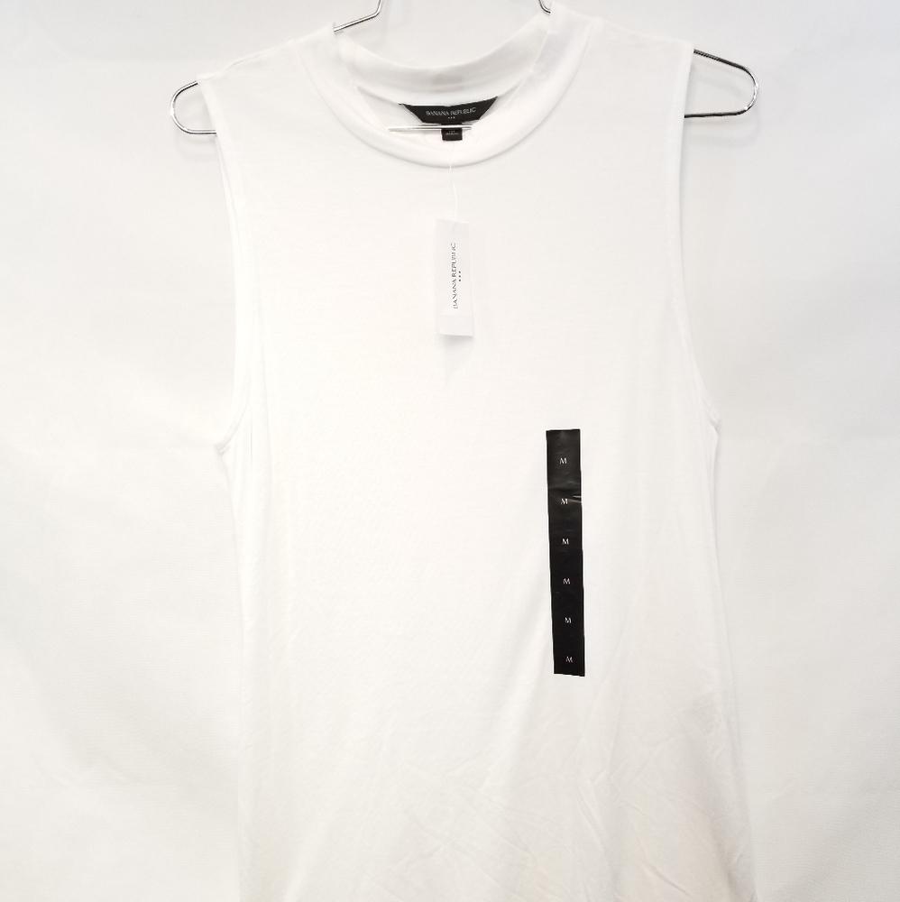 Banana republic womens white tank top